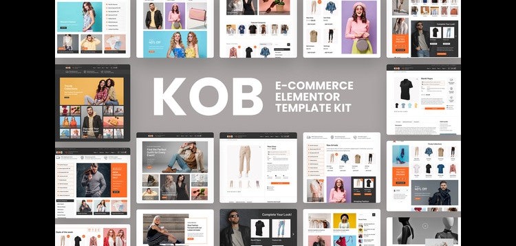 Item cover for download Kob - E-Commerce Elementor Pro Template Kit