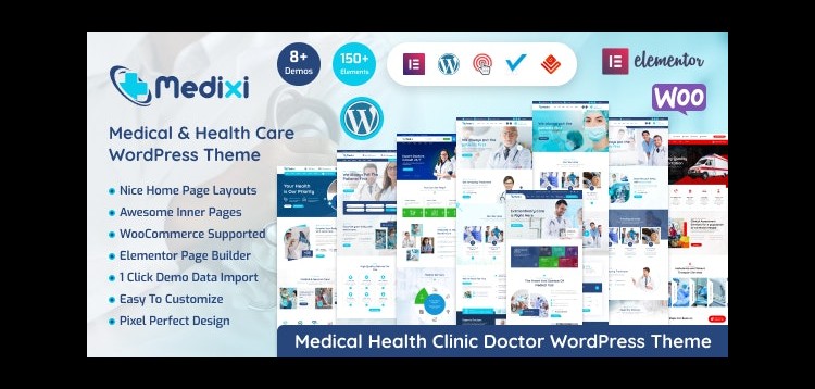 Medixi - Doctor & Medical Care WordPress Theme