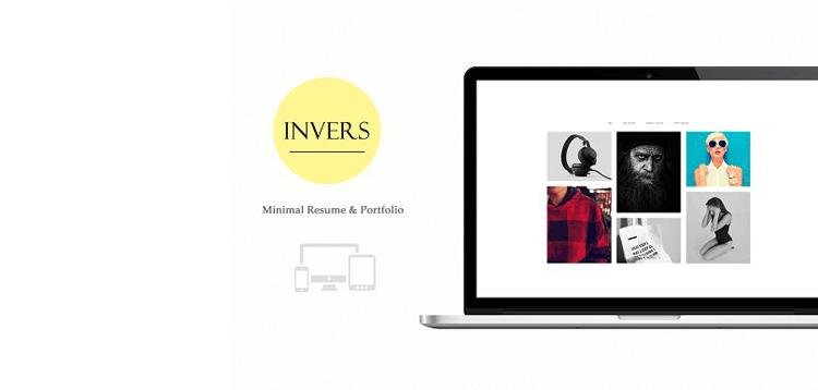 Item cover for download Invers - Personal Portfolio/Resume