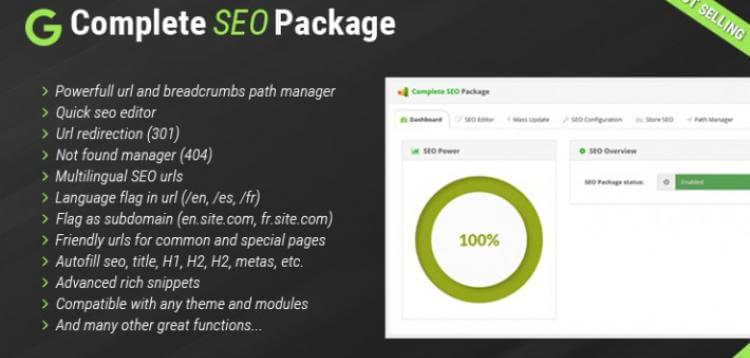 Item cover for download Complete SEO Package OpenCart