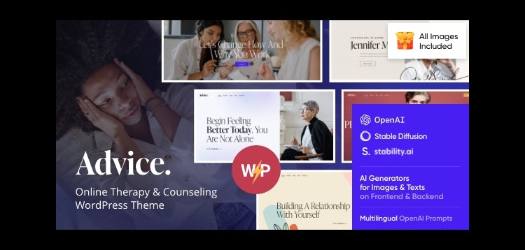Item cover for download Advice - Psychology, Therapy & Counseling Theme