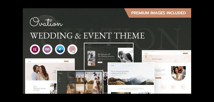 Ovation - Wedding & Event Photography WordPress Theme