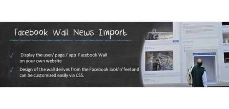 Item cover for download Facebook Wall News Import OpenCart