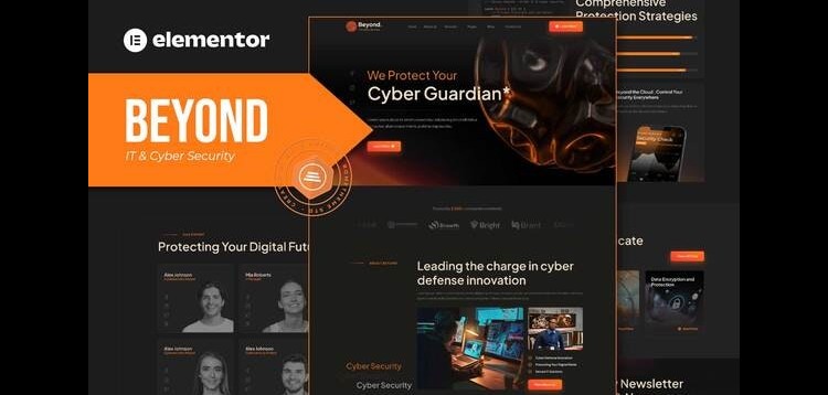 Item cover for download Beyond - IT & Cyber Security Elementor Template Kit