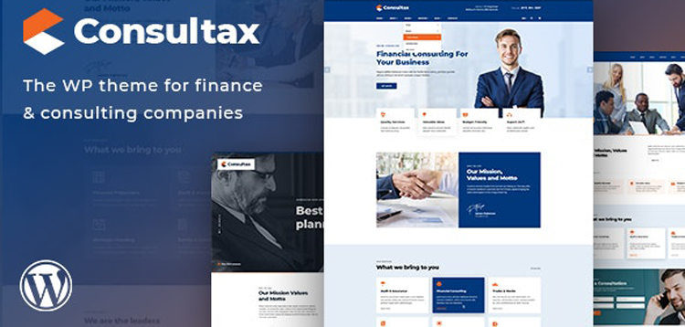 Item cover for download Consultax - Financial & Consulting WordPress Theme