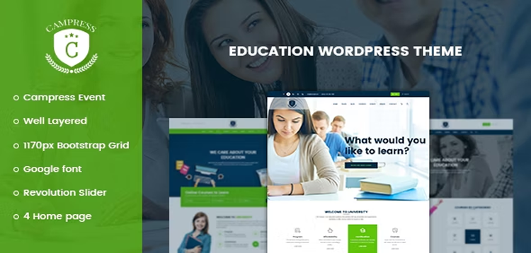 Item cover for download Campress - Responsive Education WordPress Theme